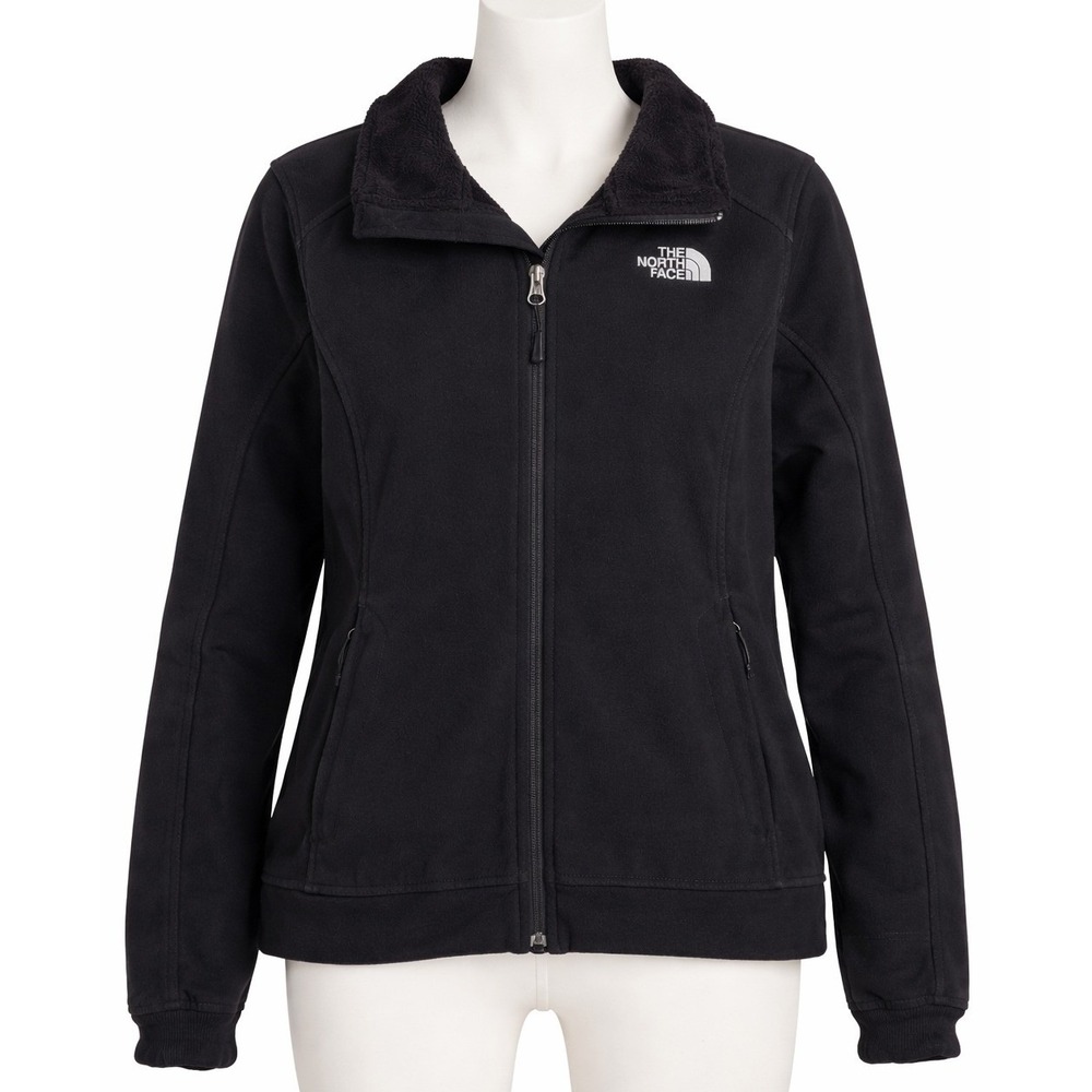 The North Face MEDIUM Black Fleece Lined Full Zip Jacket Outdoor Utility M